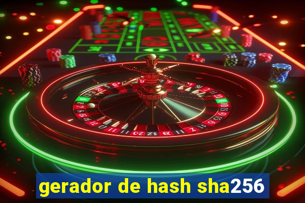 gerador de hash sha256